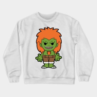 Blanka Chibi Crewneck Sweatshirt